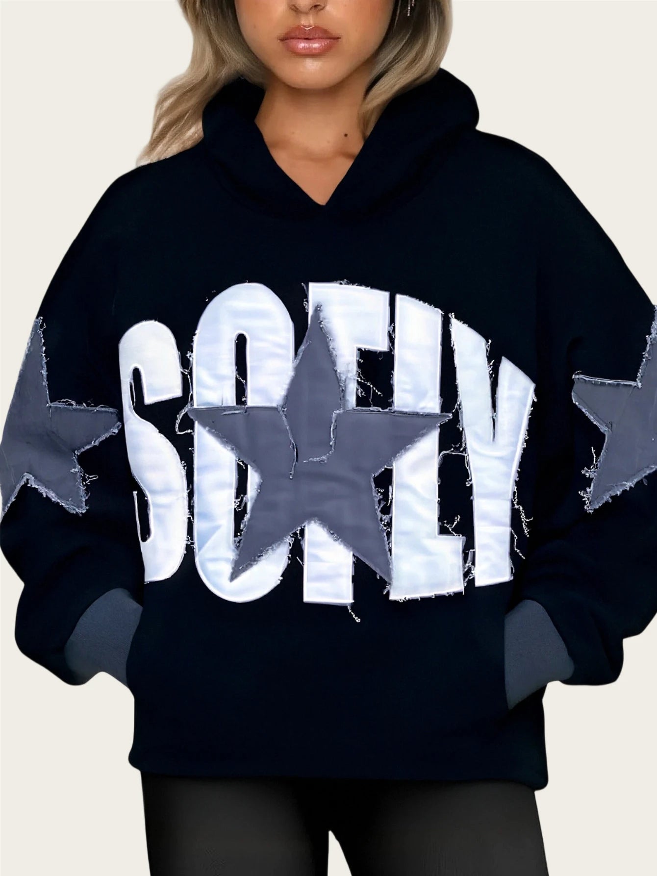 Monogram Hoodie For Men Unisex Street Hip Hop Style