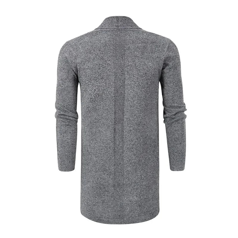 Closure Men's Cashmere Padded Cardigan Jacket With Pockets