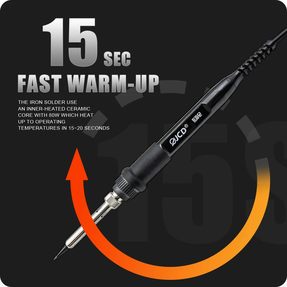 JCD 8898 750W Soldering Station LCD Display Hot Air Gun Kit