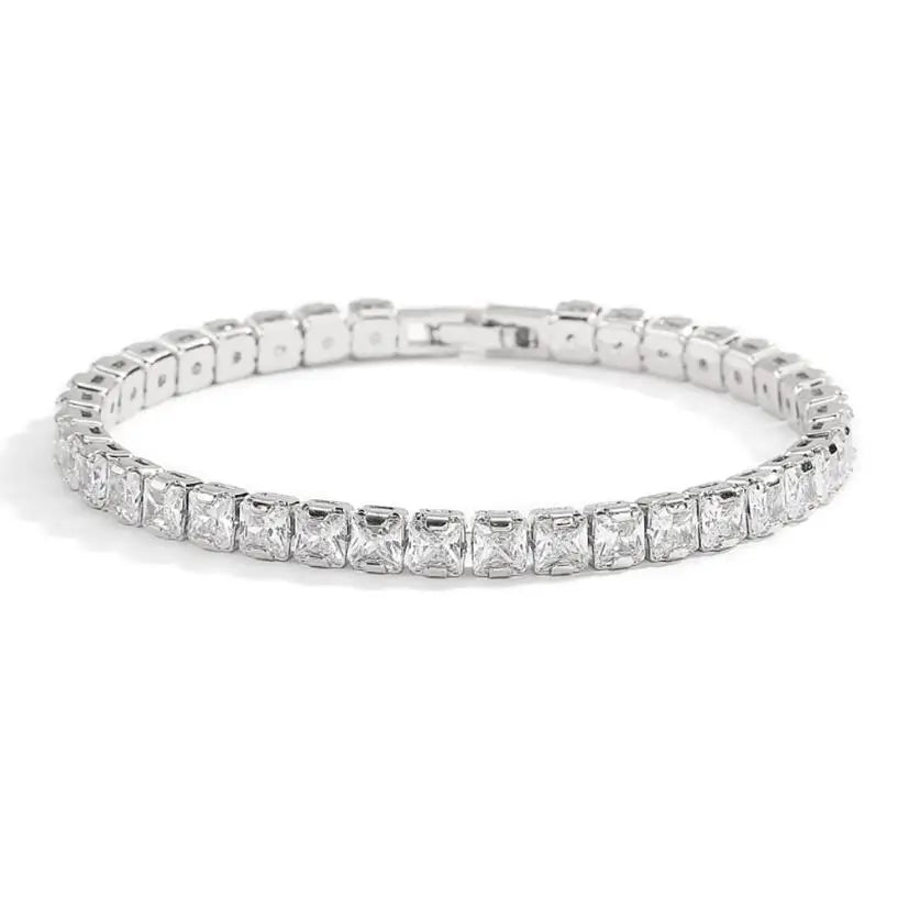 Suyixian Solid Gold Moissanite Tennis Bracelet For Women