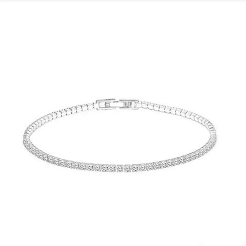 Suyixian Solid Gold Moissanite Tennis Bracelet For Women
