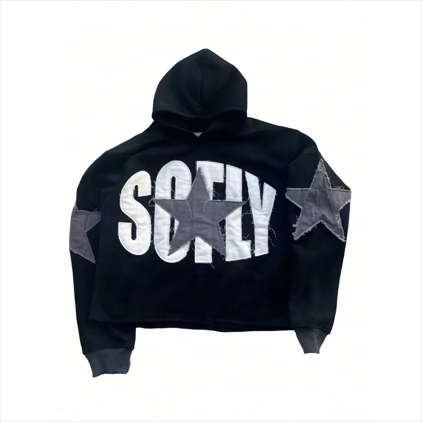 Monogram Hoodie For Men Unisex Street Hip Hop Style